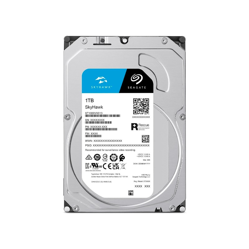 DISCO DURO SEAGATE SKYHAWK 1TB 5400RPM ESPECIAL CCTV 24/7