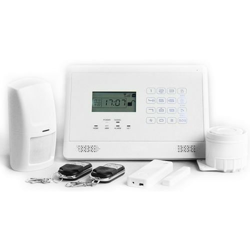 KIT DE ALARMA GSM 1INFR 2CONTROL 1MAGNETICO 1SIRENA